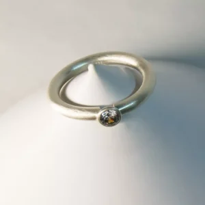 Anillo Plata y Circonita