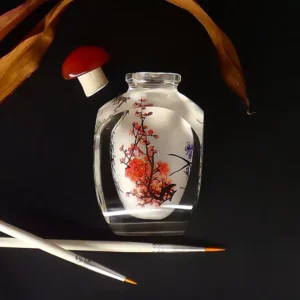 Botella Vidrio Grande Flora