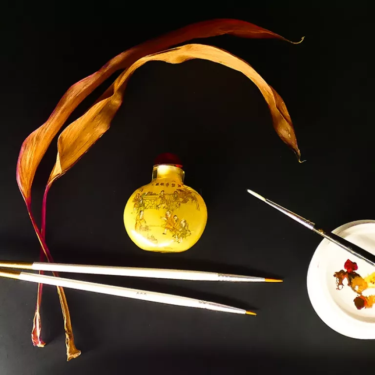 Botella Vidrio Fondo Crema Pequeña