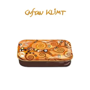 Caja de Metal Klimt Árbol