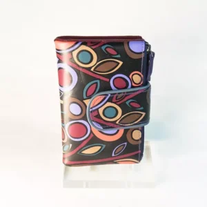 Cartera Mediana Tallos Morados