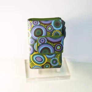 Cartera Mini Circulos Verdes