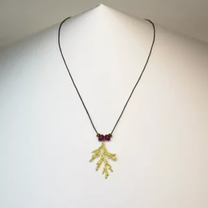 Colgante Abeto Granate