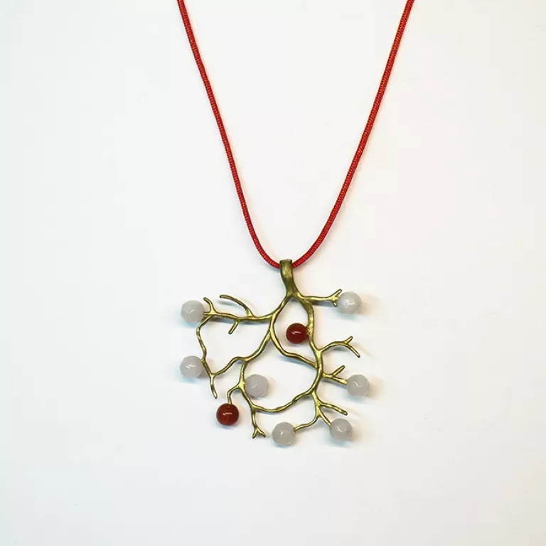 Colgante Árbol Blanco y Miel