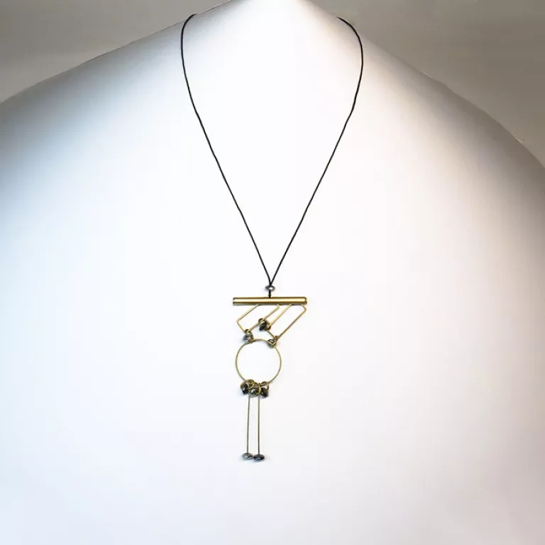 Colgante 8 Hematites 2 Colores