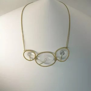 Collar Bolas Transparentes