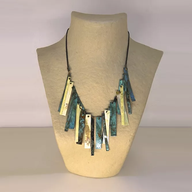 Collar Cobre Láminas