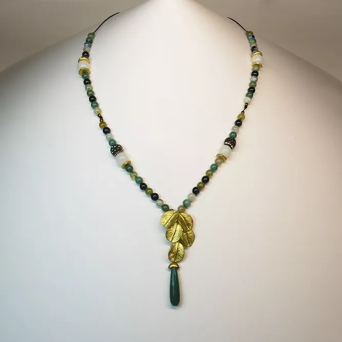 Collar Racimo Verdes