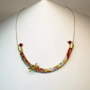 Collar 1 Tramo Rojos Libélula