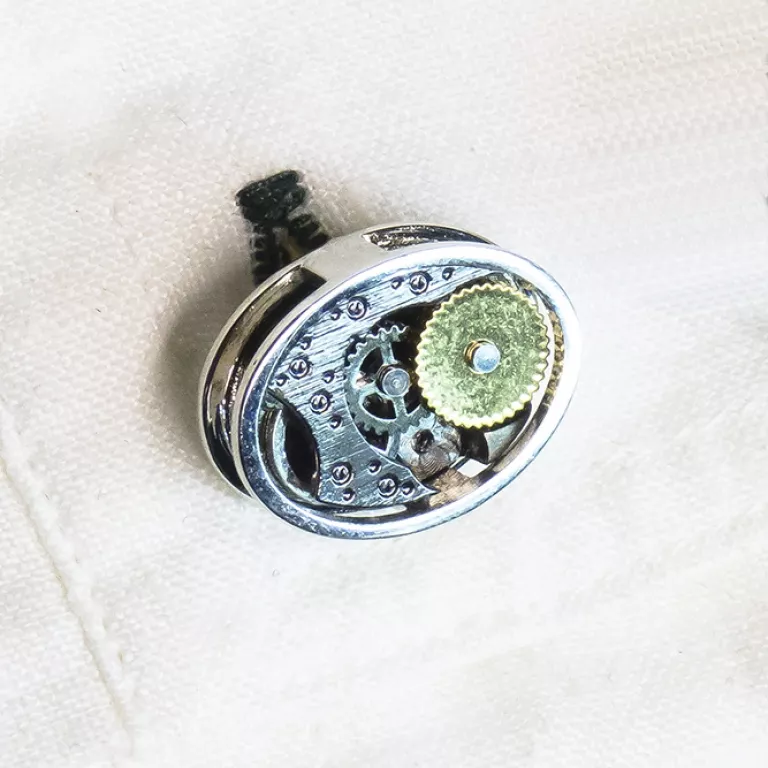 Gemelos Plata Forma Reloj