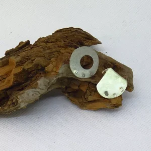 Pendientes Solitario Plata