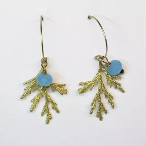 Pendientes Abeto Aguamarina