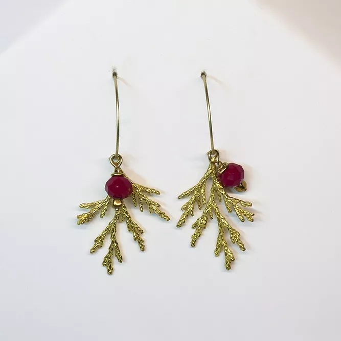 Pendientes Abeto Rojo