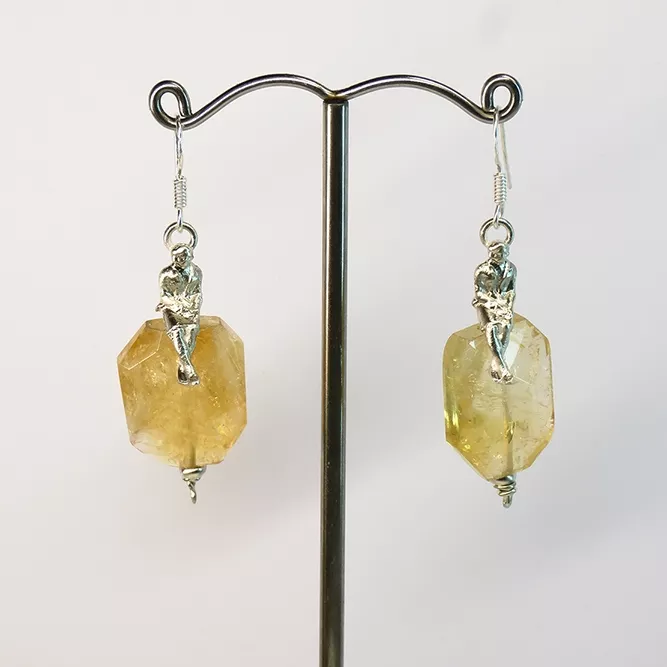 Pendientes Plata Rutilo Miniatura