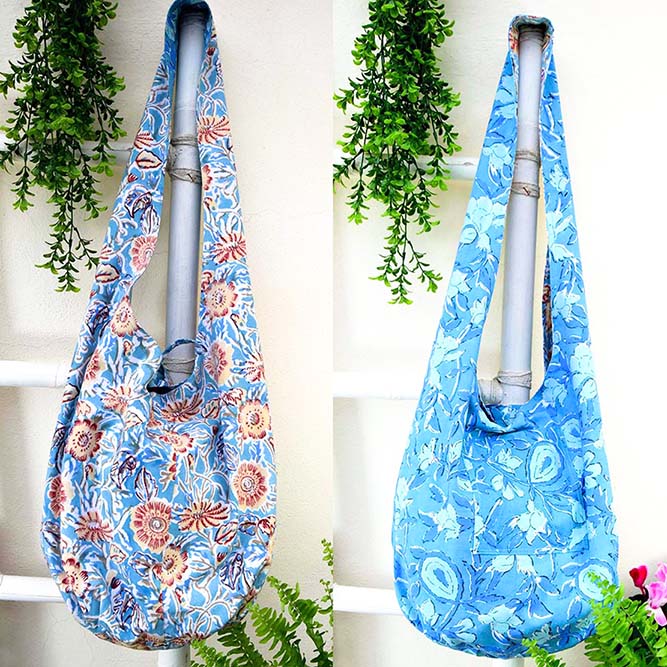 Bolso Reversible Algodón 1 Asa M156