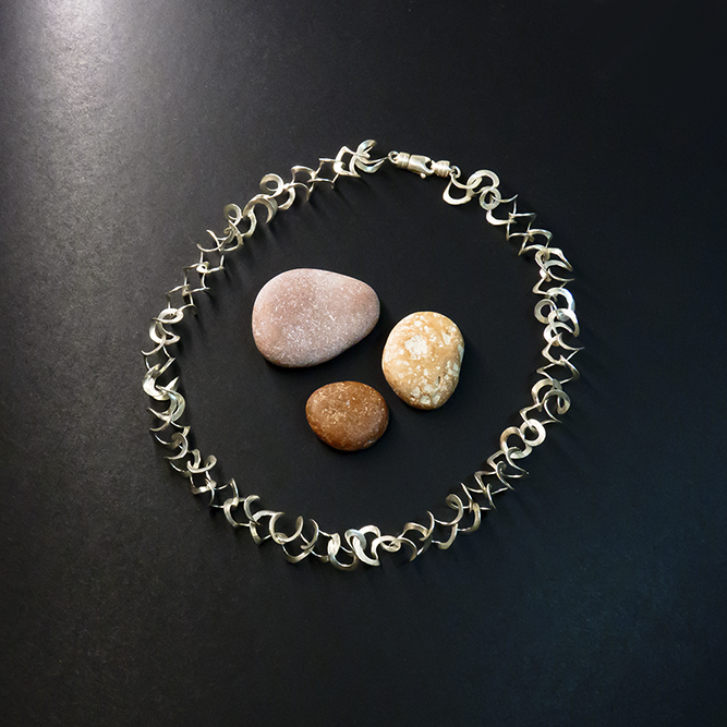 Collar Gargantilla Plata Eslabones